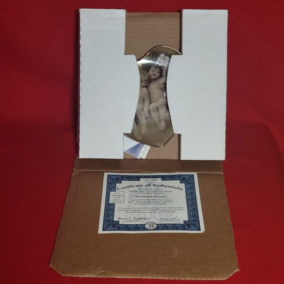 Vintage Bradford Exchange Enchanting Dreams Heart Decorative Plate No 073A 1997 - Picture 9 of 15